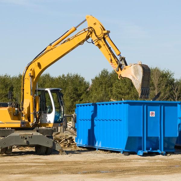 temporary dumpster for residential use